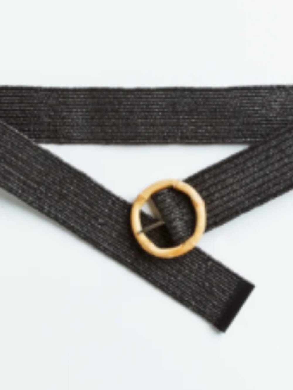 Black Raffia Belt OS - Picture 8 of 8